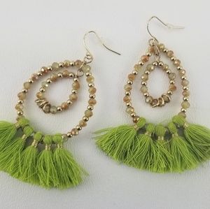 Women earrings | Tassel & hoops earring